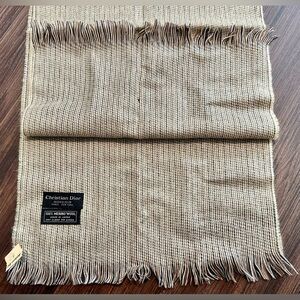 Vintage Christian Dior Wool Scarf